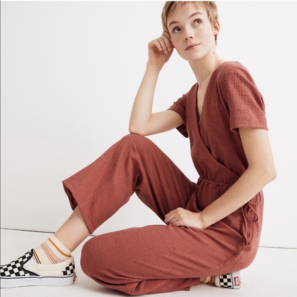 Madewell Pants - NWT Madewell Texture & Thread wrap jumpsuit